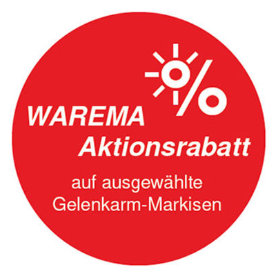 Warema-Markisen-Aktionsrabatt